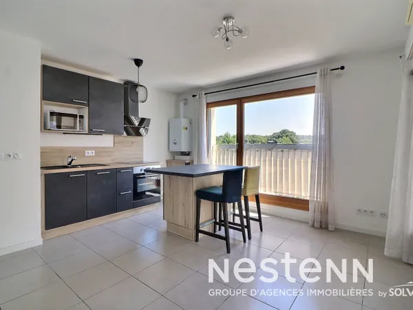 Saint-Priest Nouveau Revaison, Appartement T2, 50,42m², terrasse et stationnement