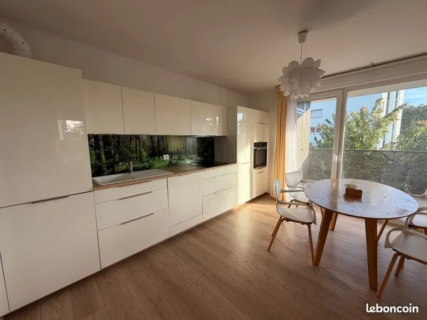3 pièces meublé + balcon 11 m² + garage - Idéal investisseur - Huningue
