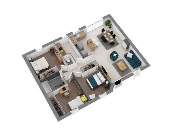 Maison neuve 4 pièces 82 m²