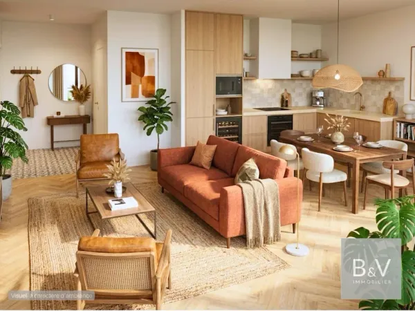 Appartement 3 pièces 64 m²