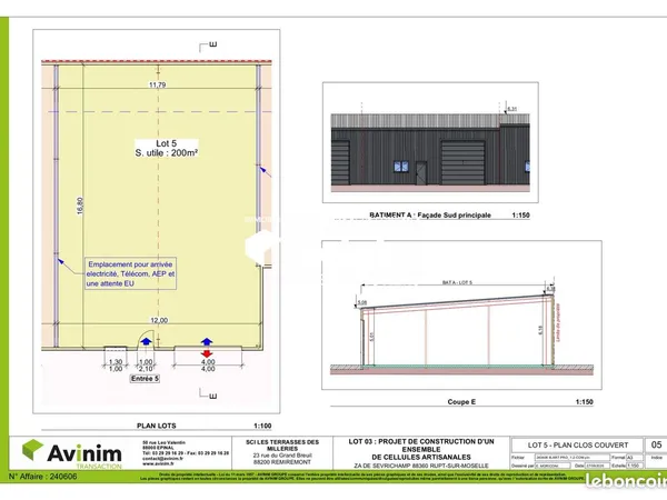 Local 200 m² Remiremont