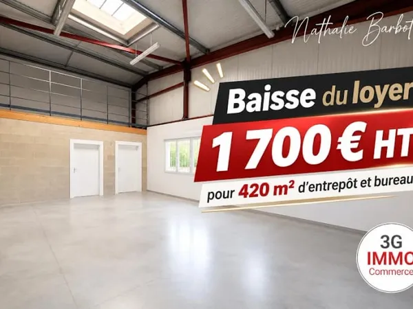 Local 1 pièce 320 m²