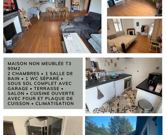 Location maison T3 700 CC