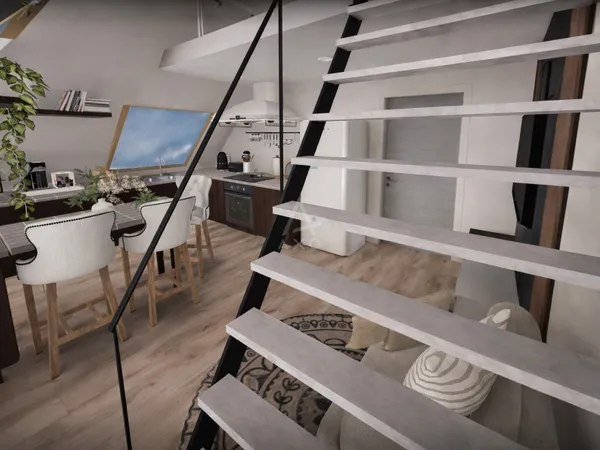 Appartement rénové 3 pièces 58 m²