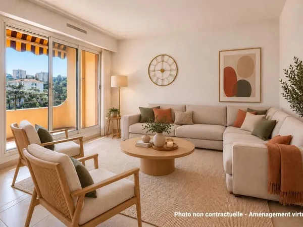 Vente appartement 3 chambres - 12ème étage - Balcon - Garage - Calme