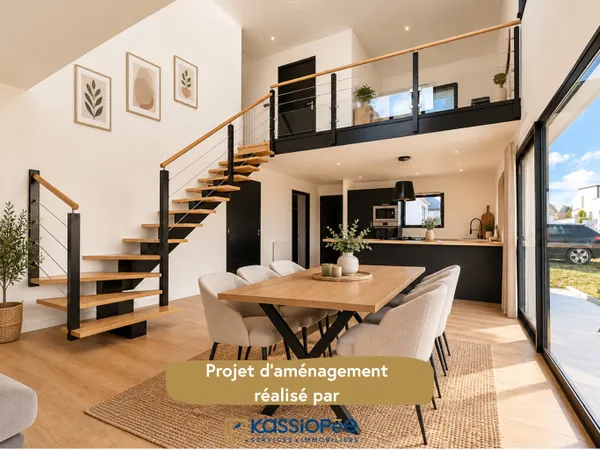 Maison contemporaine 2023 avec suite parentale et vue dégagée à Ploufragan