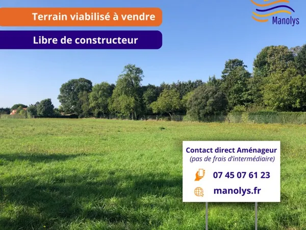 Terrain en lotissement 381 m²