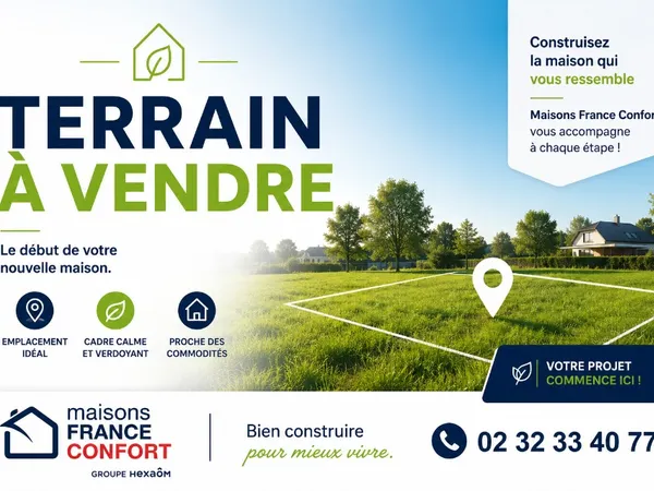 Terrain 1268 m²