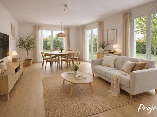 Maison 3 chambres - au calme et proximité immédiate écoles et commerces