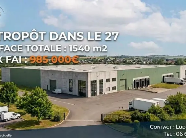 Commerce 1 540 m² à vendre à La Saussaye (27370)