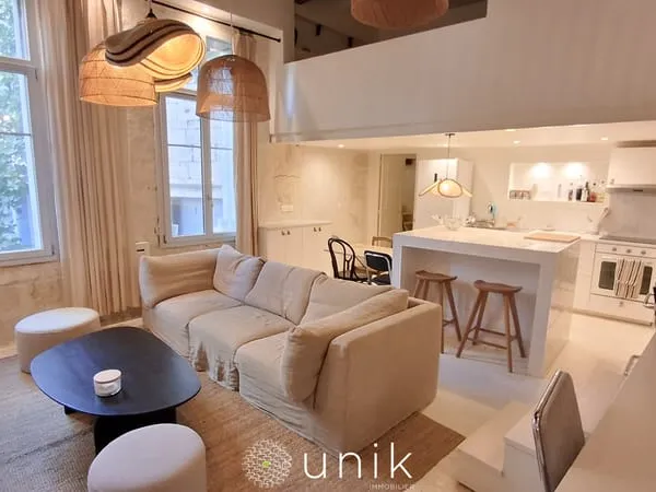 T2 MEUBLE 61,66M2 EN DUPLEX + MEZZANINE + CLIMATISATION - EC
