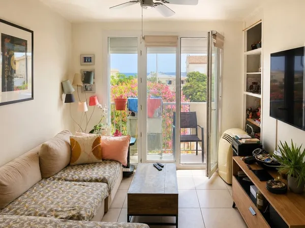 T2 traversant 32 m² ? Balcon ? Aperçu mer & vue étangs ? Pal
