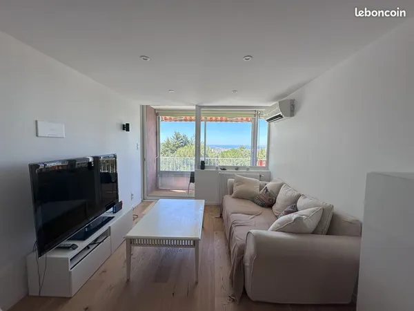 À louer - T3 meublé avec vue panoramique mer & ville - Marseille 9e, La Rouvière