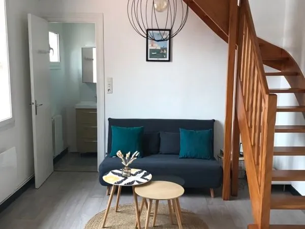 Duplex 50m de la plage- 100m du port