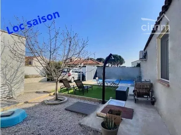 Charmante villa avec piscine pour 4 personnes.