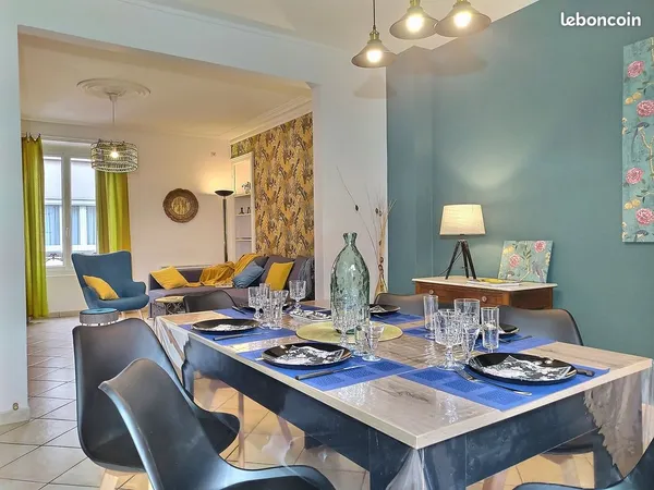 Maison Meublée 3 ch avec jardin quartier calme