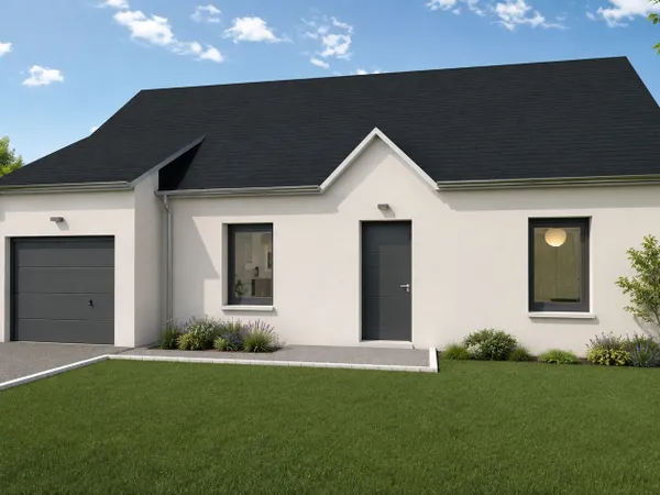 Terrain + maison 80 m²