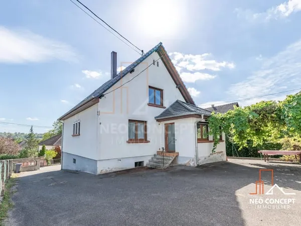 EXCLUSIVITÉ - REICHSHOFFEN - CHARMANTE MAISON AVEC 27 ARES DE TERRAIN, PISCINE CHAUFFÉE ET GRANDE DÉ