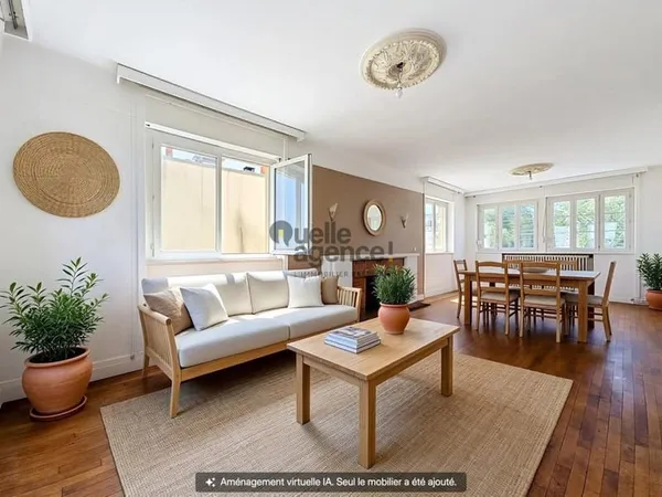 Appartement de caractère de 117 m² avec jardin privatif - Garage et cave - Quartier Saint-Marc
