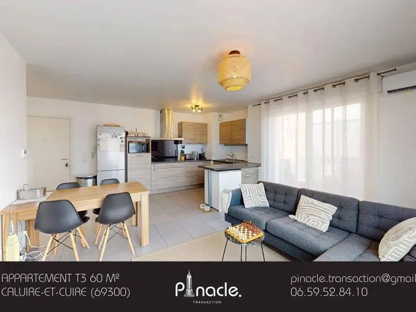 Appartement 3 pièces 60 m²