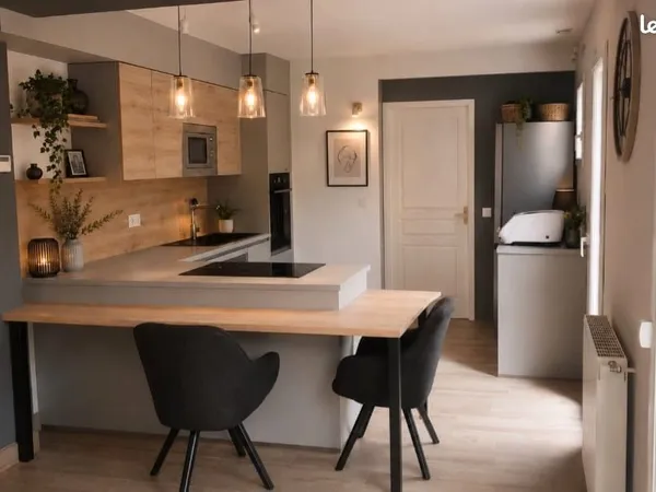Maison 3 chambres avec jardin et garage