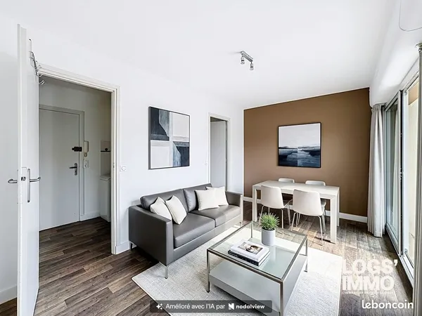 Studio 1 pièce 19 m²