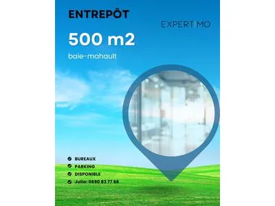 ENTREPÔT ET BUREAUX À VENDRE