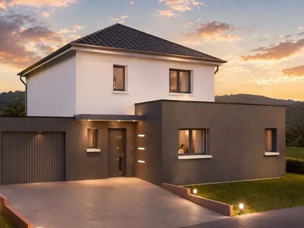 Maison Neuve contemporaine de 120m² - OHLUNGEN