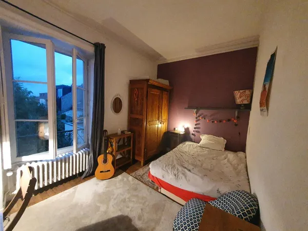 Loue chambre dans maison quartier hauts pavés Nantes pour locataire sérieux et ordonné - 13m²