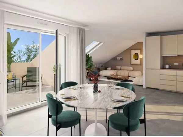 Appartement T4 dernier étage à Marnaz