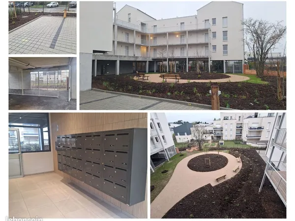 Appartement neuf T2 avec balcon et parking prise élec