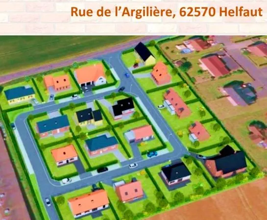 Terrain 349 m² HELFAUT