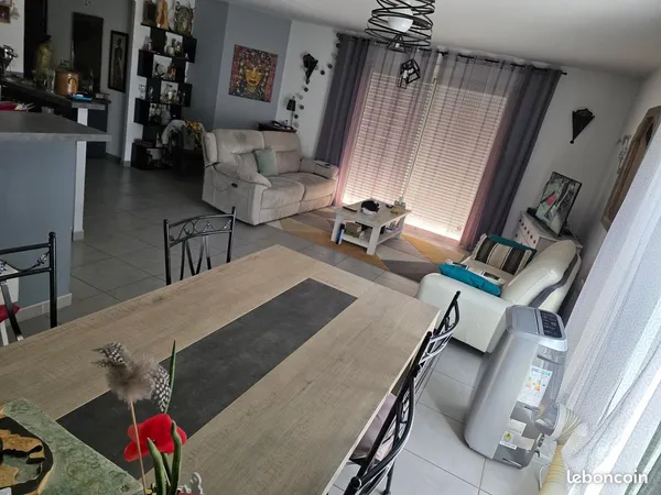 Loue maison de plain-pied etoile sur rhone type 5 avec garage