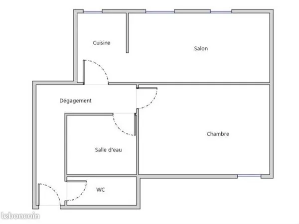T2 35m2 centre Mourmelon