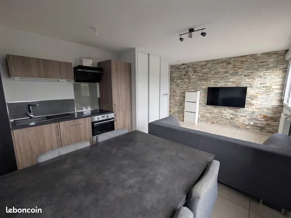 Appartement ​T2 meublé de 42 m² en rez-de-chaussée