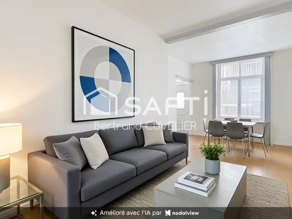 Maison 120 m², 4 chambres, extérieur, combles et cave
