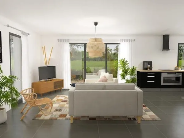 Projet de construction d'une maison 135 m² avec terrain à LE TRONCHET (35)