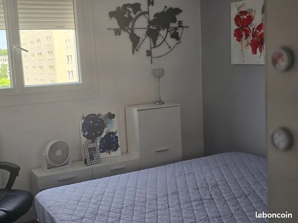 Colocation de chambre meublee pour jeune actif