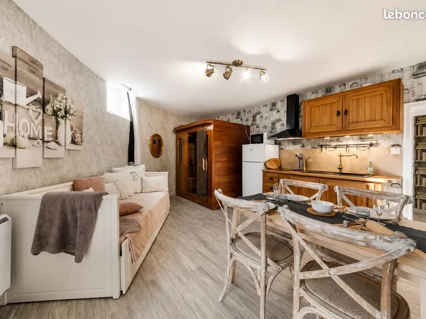 Appartement 37 m² avec sauna dans tour du Manoir