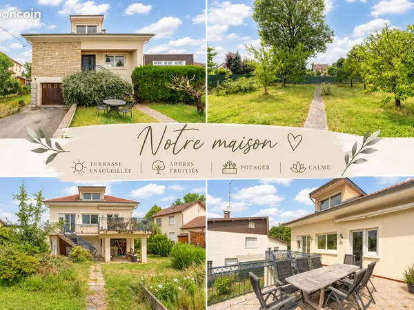 Grande maison, grand jardin et tout Bayon à pied