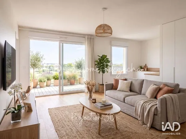 Appartement 2 pièces 49 m²