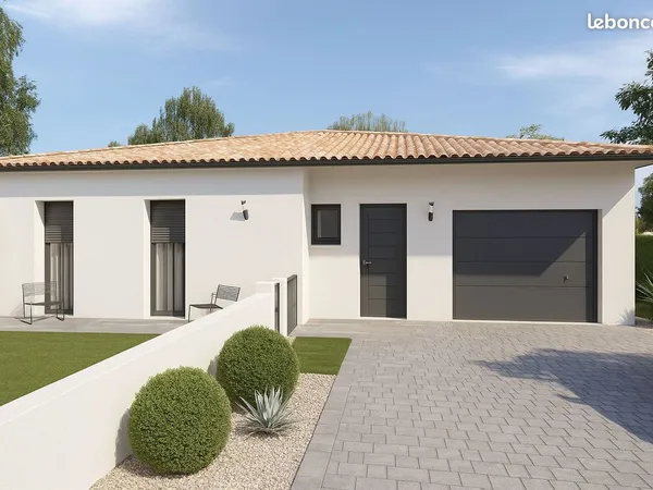 Maison de 92.17 m² sur un terrain de 398 m² à SAINTE-NEOMAYE en DEUX-SEVRES (79)