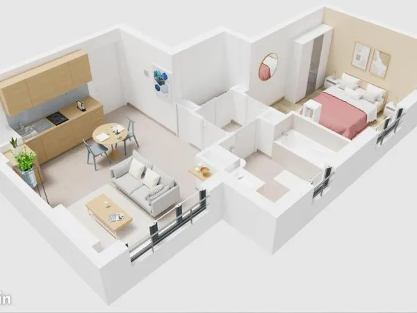 Appartement 2 pièces 38 m²