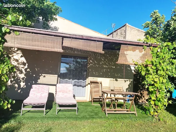 Maison Prox Sommières 1ch/2 pers, Jardin