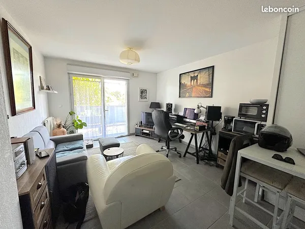 Appartement T2 au calme avec grand balcon sans vis-à-vis