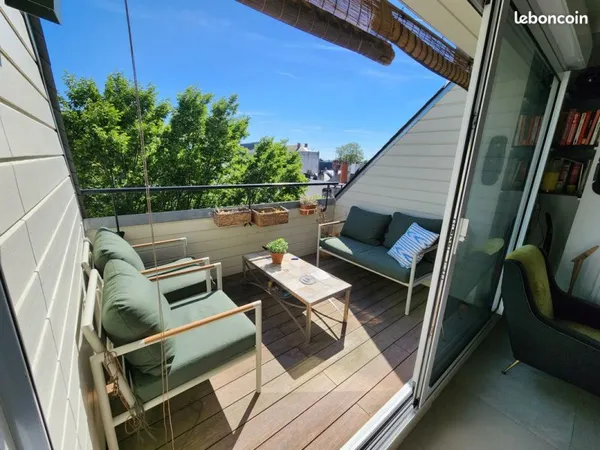 Duplex 85m2 avec Terrasse Tours Hyper Centre
