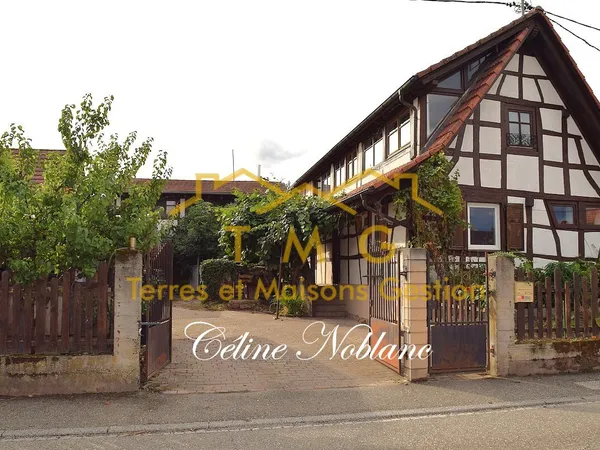 Belle maison Alsacienne avec dépendances
