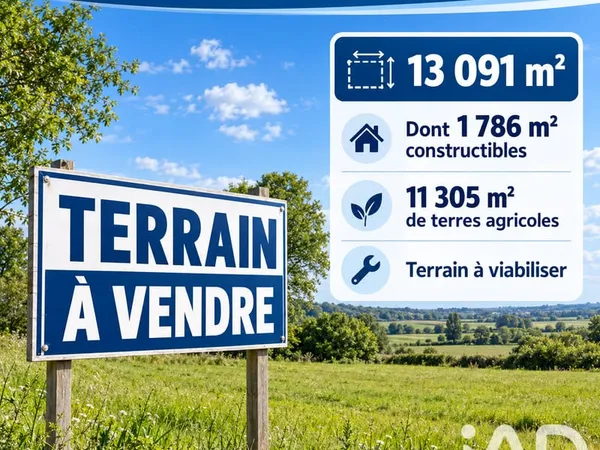 Terrain 13091 m²