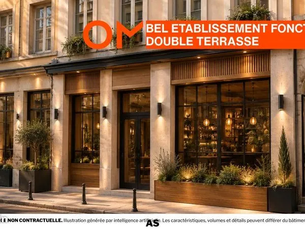 Fonds de commerce restaurant 150 m²