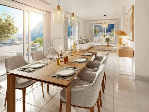 Sassenage au pied des montagnes proche de Grenoble